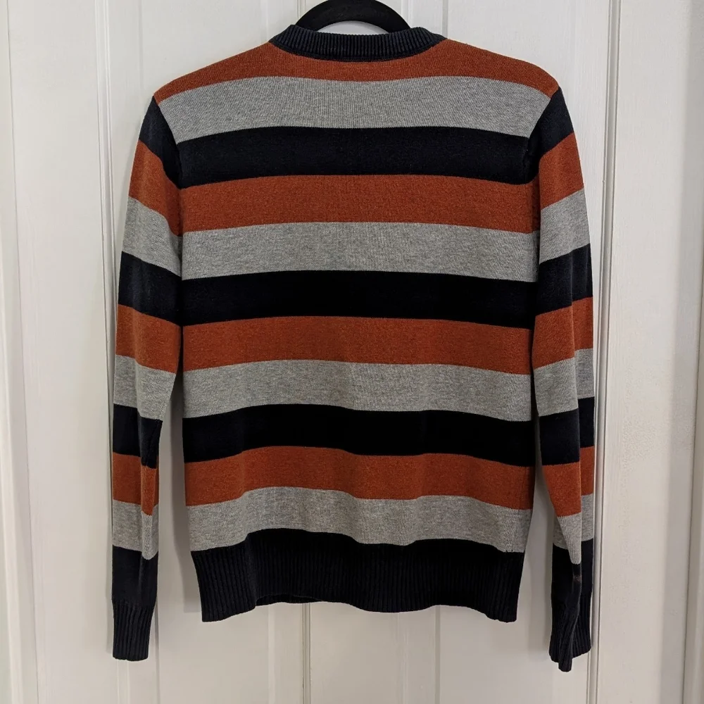 VTG GAP Mens/Unisex Striped Sweater XTRA SMALL Preppy Pullover‎ Wool Blend